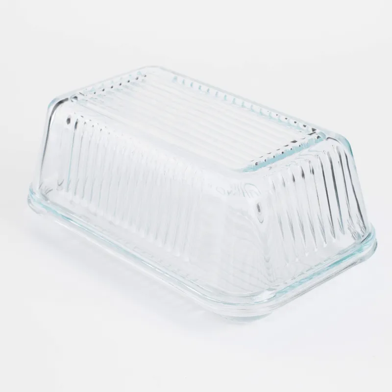 Масленка, 17 см, стекло Р, прямоугольная, Ribby, image-5