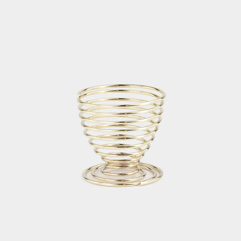 Жұмыртқа ұстағыш, 5 см, болат, алтын, Құйын, twist gold