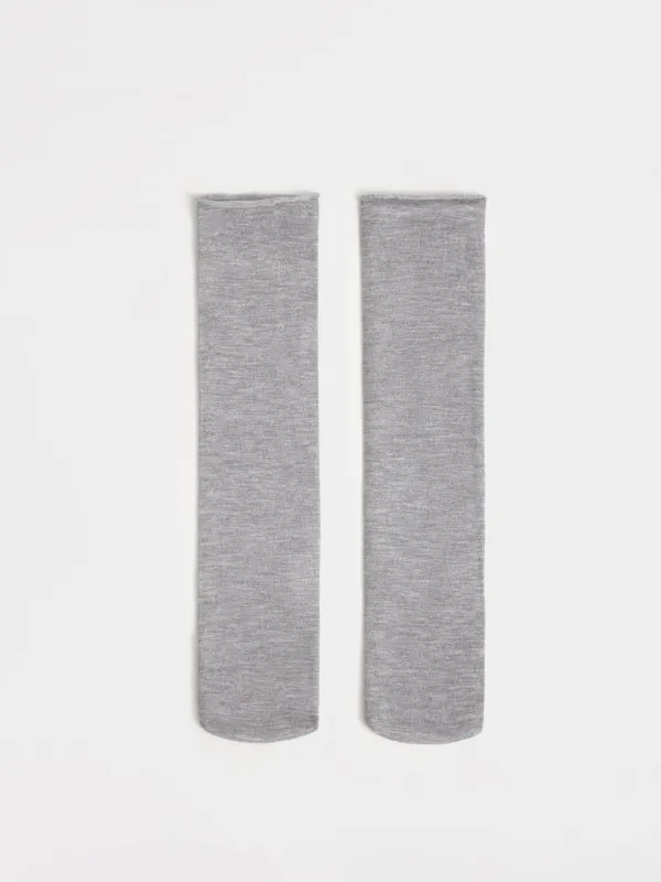 Әйелдер шұлықтары, өлшемі 36-38, мақта/нейлон, сұр меланж, Rilar, image-0