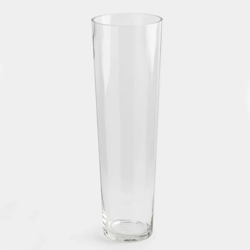 Гүл вазасы, 40 см, шыны, Clear
