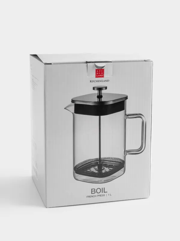 Френч-пресс, 1 л, шыны Б/болат, Boil, image-5