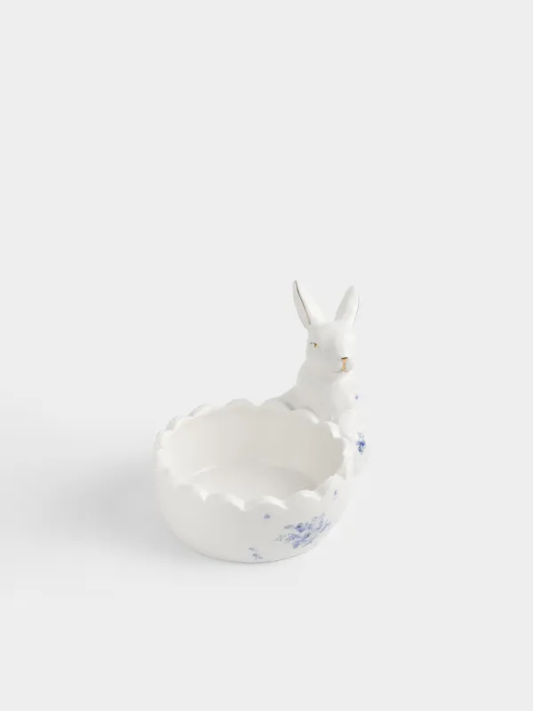 Пиала, 17х12 см, 340 мл, фарфор P, бело-золотистая, Кролик, Tradition Easter, image-3