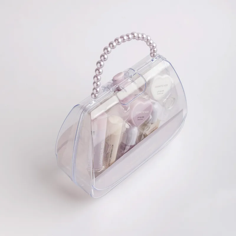 Косметика жиынтығы, балаларға арналған, 15х6 см, 7 зат, пластик, Лаванда қаламы бар сөмке, Cosmetic kids, image-3