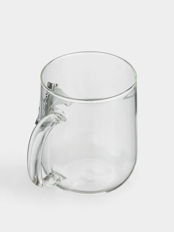 Саптыаяқ, 580 мл, шыны Б/металл, Күміс жылқы, Lux elements, image-1