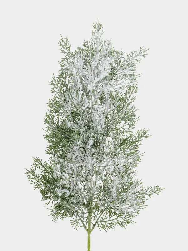 Ветка декоративная, 66 см, пластик/полиэстер, Заснеженная ель, Snowy decor, image-1