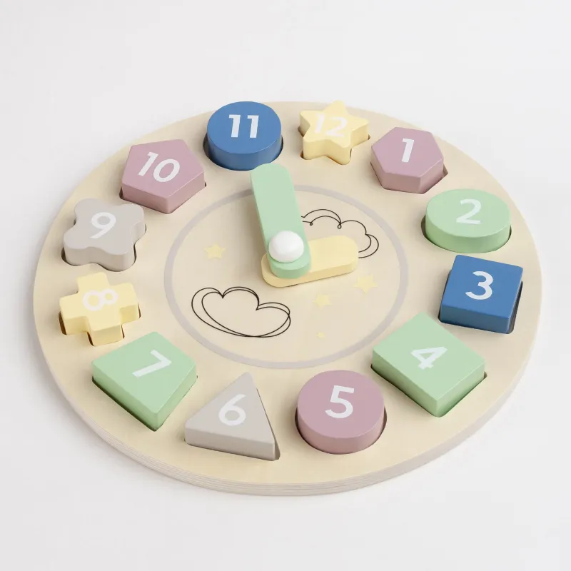Игрушка-сортер, 22 см, развивающая, Часы, Kiddy, image-1