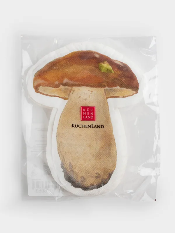 Қағаз майлықтар, 25х33 см, 20 дана, бұйра, қоңыр, Саңырауқұлақ, Fungi, image-4
