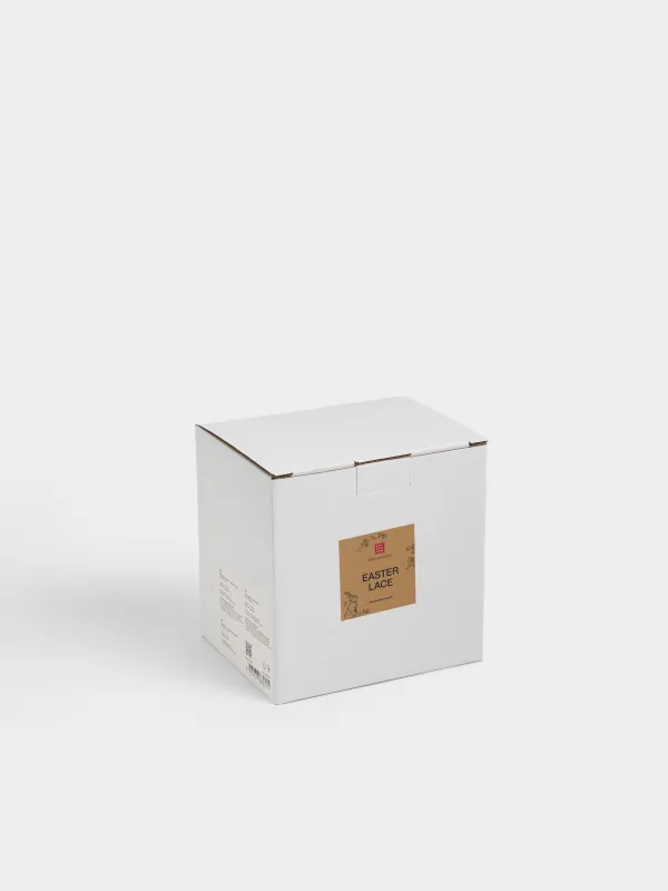 Пасха ыдысы, 11х9 см, 4 бөлім, полирезин, жасыл, Қоян, Easter lace, image-5