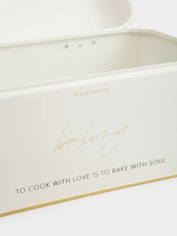 Нан салғыш, 30х16х18 см, металл, тікбұрышты, сүт-алтын түстес, Autograph, image-3