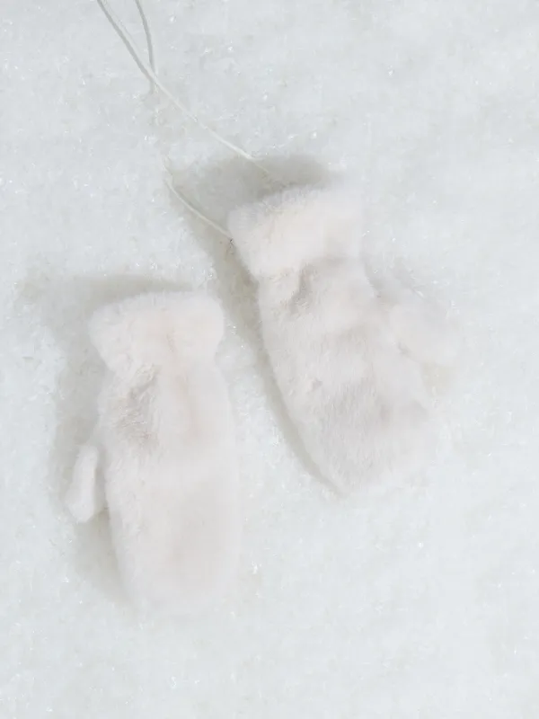 Варежки женские на шнурке, Shaggy, image-5