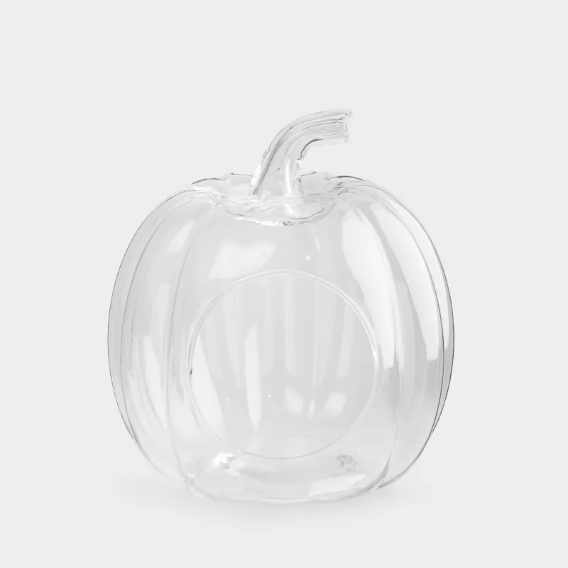 Кәмпит ыдысы, 23х26 см, шыны, Асқабақ, Clear