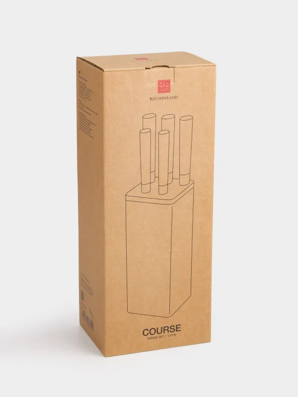 Набор ножей, 5 предметов, в подставке, Course, image-6