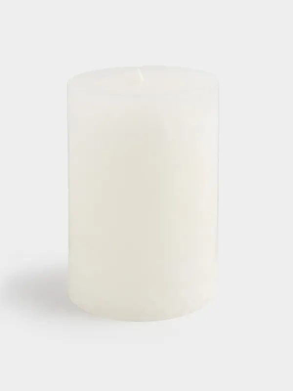 Шам, 10 см, цилиндрлік, сүт түстес, Basic, image-0