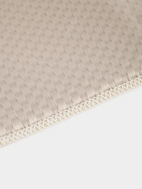 Ыдыстарды кептіруге арналған төсеніш, 44х44 см, микроталшық, сұр-сарғылт-қоңыр, Clean, image-3