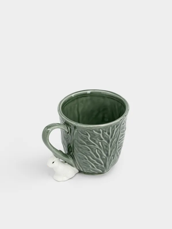 Саптыаяқ, 510 мл, фарфор Р, жасыл, Қырыққабаты бар қоян, Cabbage, image-2