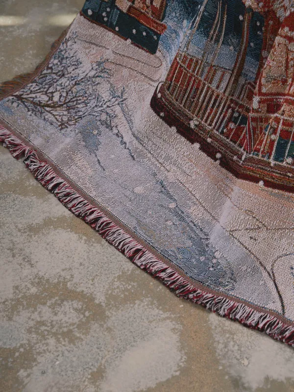 Плед, 130х170 см, гобелен, Ride christmas, image-3