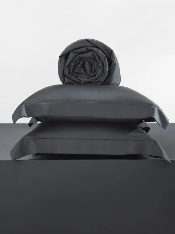 КПБ евро, бамбук, темно-серый, Pure bamboo, image-2