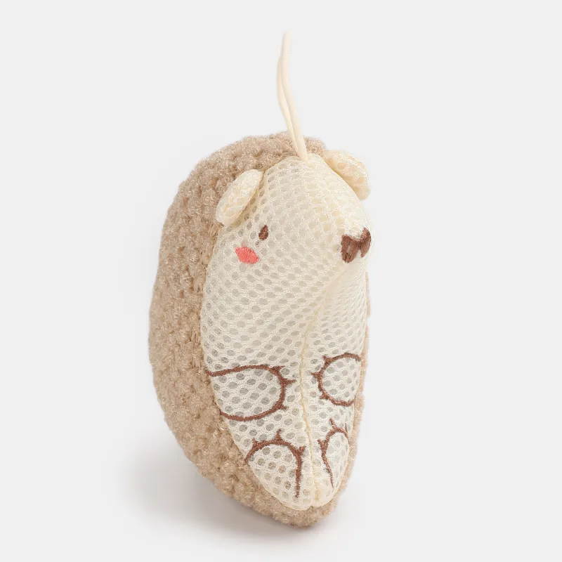 Денені жууға арналған жуғыш зат, 11Х11 см, балаларға арналған, полиэстер / нейлон, сарғылт-қоңыр, кірпі, Forest animals, image-3