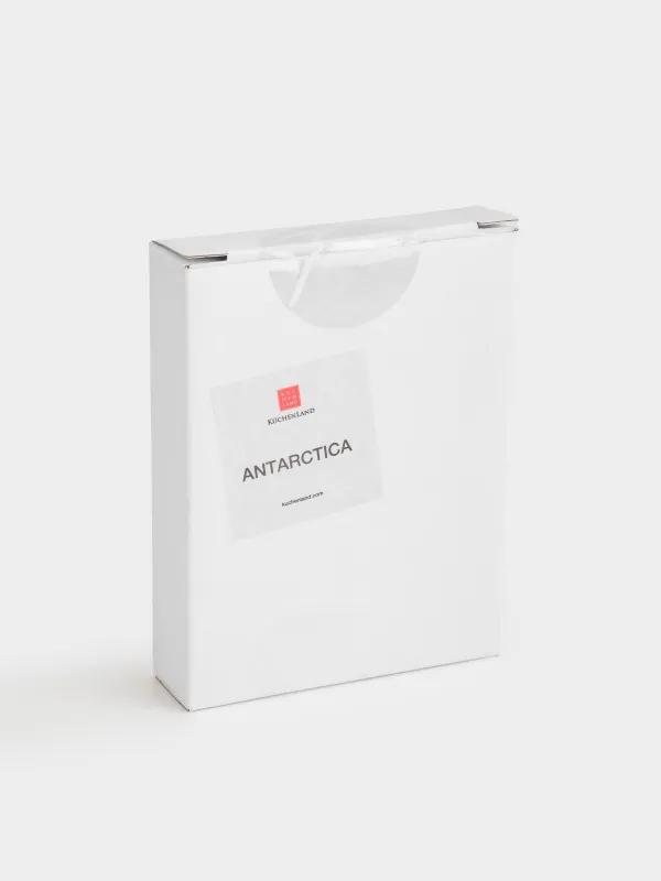 Сабын ыдысы, 13х9 см, фарфор Р, сопақ, ақ-күміс, Antarctica, image-4