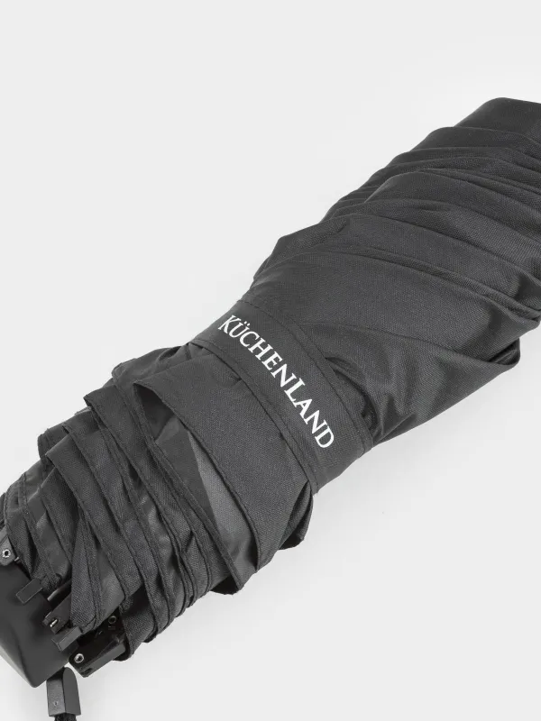 Қолшатыр, 52 см, жиналмалы, эпонж, қара, Rainy day, image-6