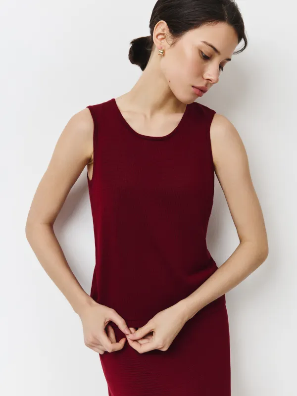 Әйелдер блузасы, өлшемі XS, лиоцелл К, қою қызыл, Ingrid, image-1