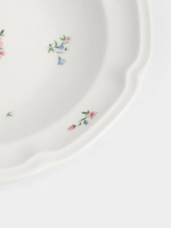 Сервиз обеденный, 6 перс, 18 пр, фарфор N, белый, Нежные цветы, El floria, image-6