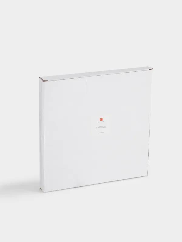 Ыдыс, 26 см, керамика, ақ, Жапырақтары бар бұтақтар, Antique, image-4