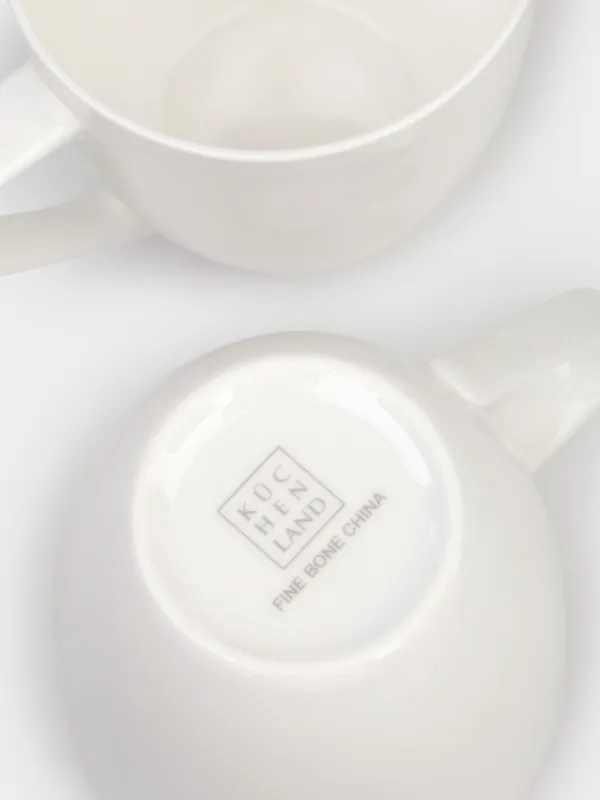 Үйірме, 450 мл, 2 дана, фарфор F, ақ, Ideal white, image-5