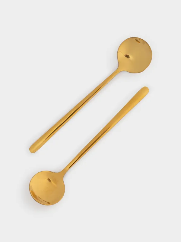 Емкость для специй, 6 см, 2 шт, с ложками, Marble, image-7