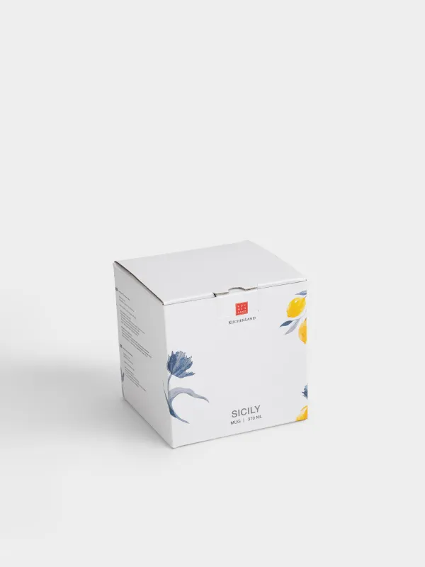 Кружка, 370 мл, Цветок и лимоны, Sicily, image-5