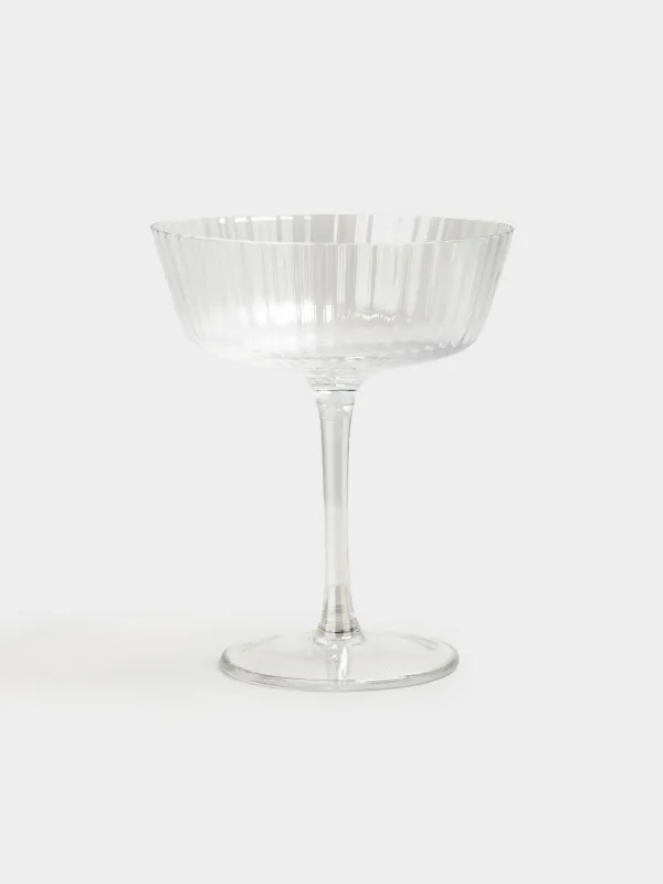 Бокал-креманка для шампанского, 230 мл, стекло Р, перламутр, Ribby polar, image-0