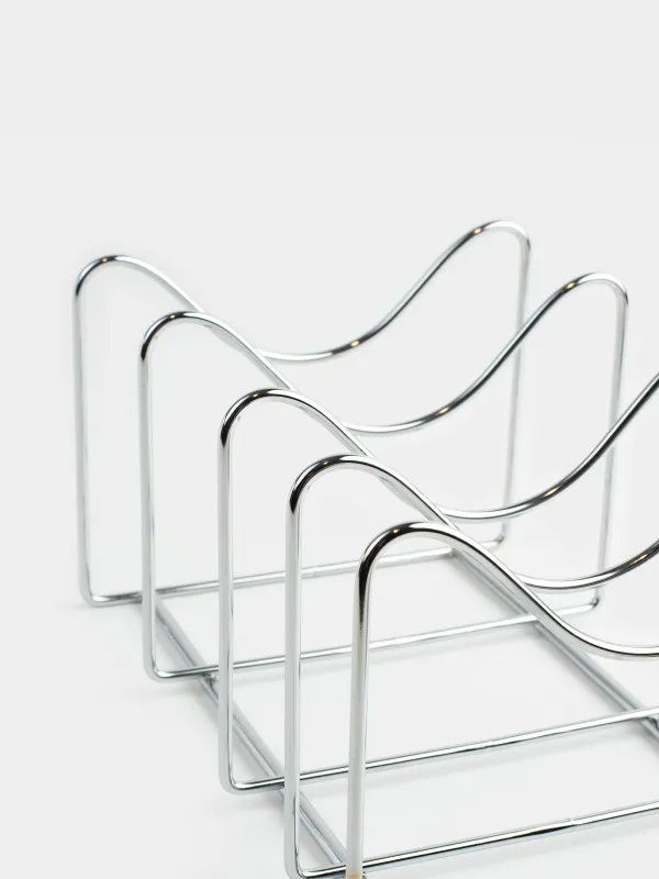 Табалар мен қақпақтарға арналған тұғыр-органайзер, 16х25 см, 4 бөлім, металл, Method, image-5