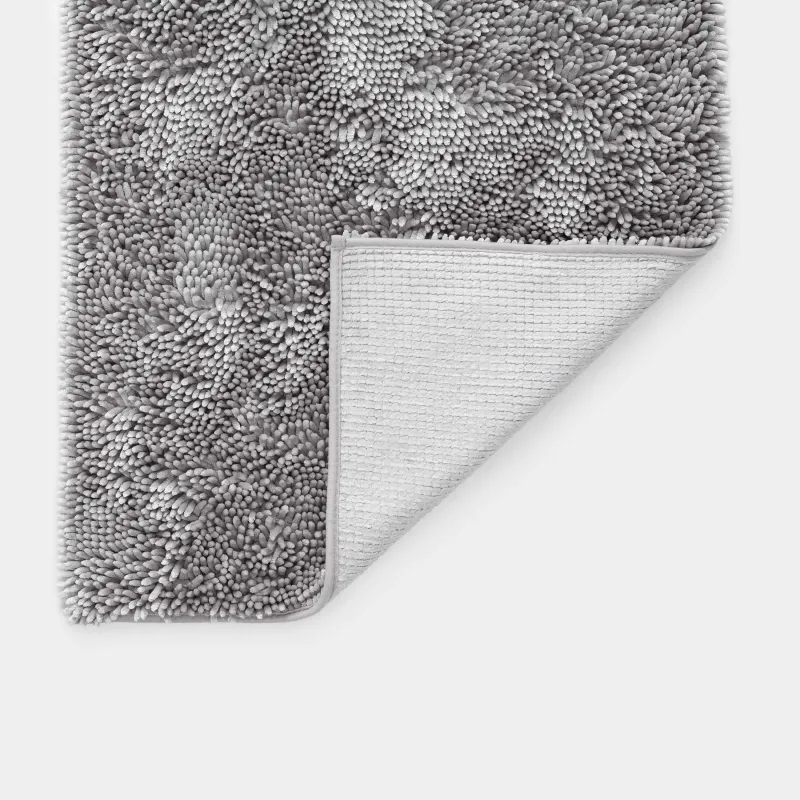 Кілемше, 65х100 см, сырғанауға қарсы, полиэстер, қоңыр, Fluff, image-4