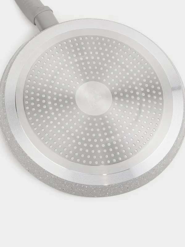 Сковорода блинная, 26 см, с покрытием, алюминий, бежево-серая, Decision, image-5