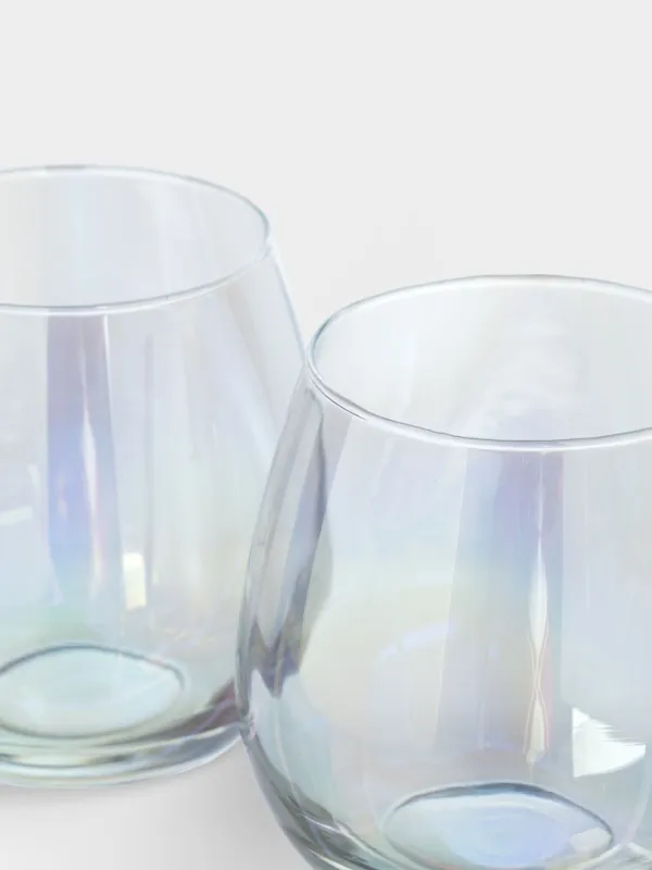 Стақан, 9 см, 350 мл, 2 дана, шыны, інжу-маржан, Floyd polar, image-4