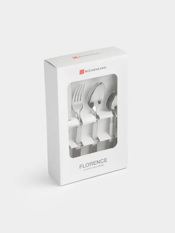 Ас құралдары, 6 парсы, 24 зат, болат, Florence, image-4