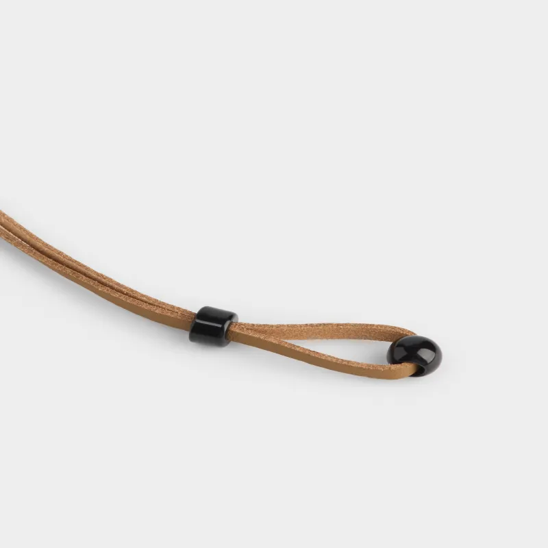 Көзілдірік шынжыры, 60 см, жасанды былғары, қоңыр, Skye, image-4