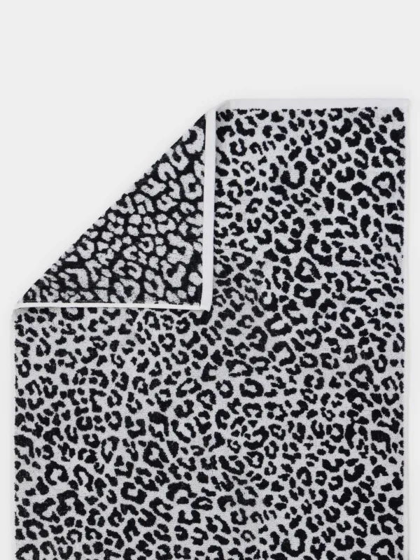 Сүлгі, 40х60 см, мақта, сүт түстес, Леопард принті, Leopard cotton, image-1