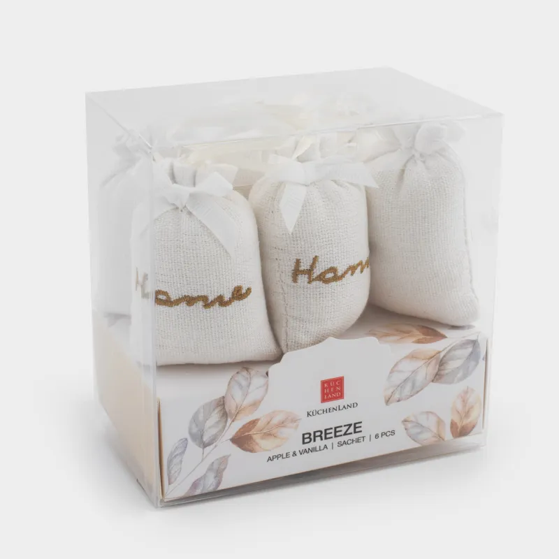 Хош иісті саше, 7х5 см, 6 дана, Apple & Vanilla, Breeze, image-4