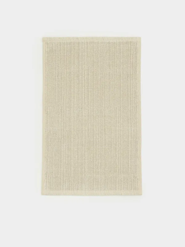 Коврик, 50x80 см, хлопок, серый, Borlin, image-0