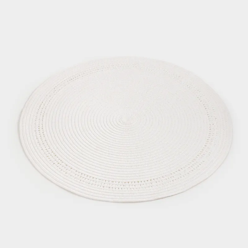 Аспаптарға арналған майлық, 38 см, целлюлоза, дөңгелек, ақ, Straw, image-1