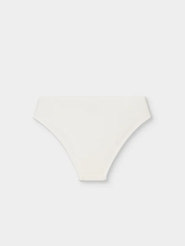 Трусы женские, р. XS, полиамид/эластан К, молочные, Слипы, Yufemi, image-1