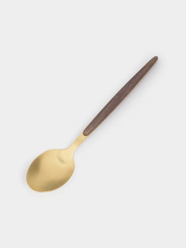 Ложка чайная, 2 шт, сталь/пластик, золотисто-коричневая, матовая, Oslo gold, image-2