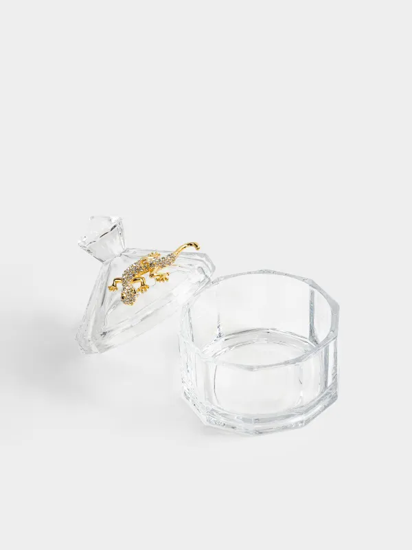 Сақтау ыдысы, 12х14 см, 330 мл, шыны Р/металл, Алтын кесіртке, Alid, image-2