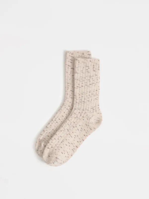 Носки женские, в рубчик и крапинку, Pleasantly, image-1