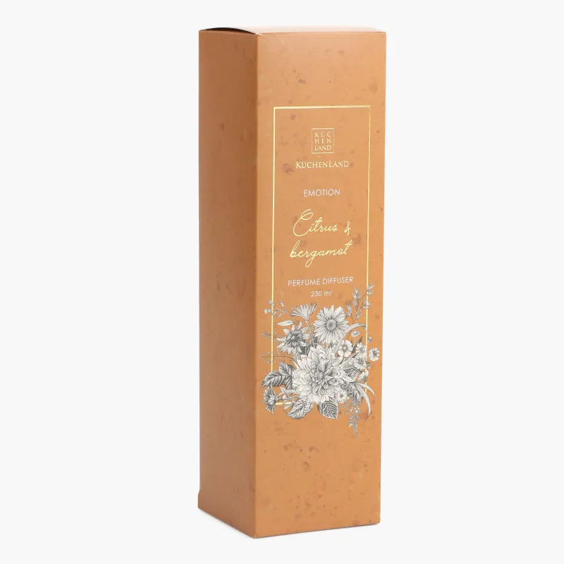 Хош иісті диффузор, 230 мл, кәріптас, Citrus and Bergamot, Emotion, image-3