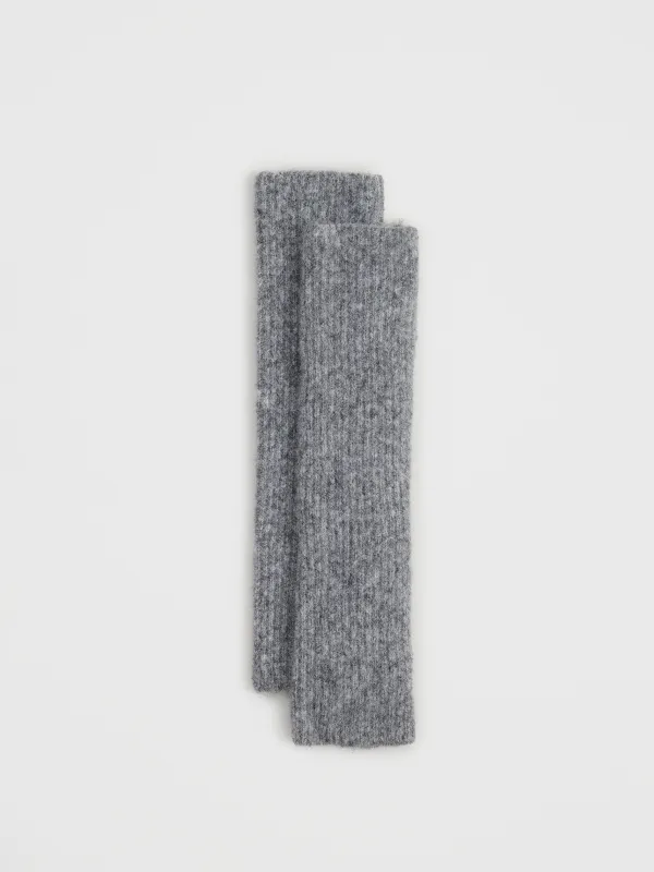 Әйелдер қолғаптары, бірыңғай өлшем, полиэстер/акрил, сұр, Loop, image-5