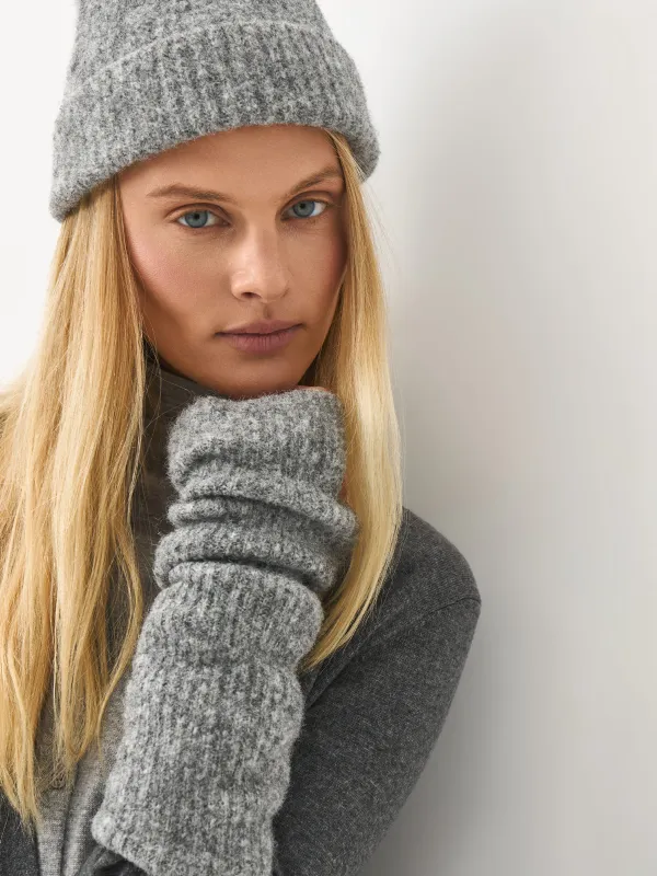 Әйелдер бас киімі, бірыңғай өлшем, полиэстер/акрил, сұр, Loop, image-1