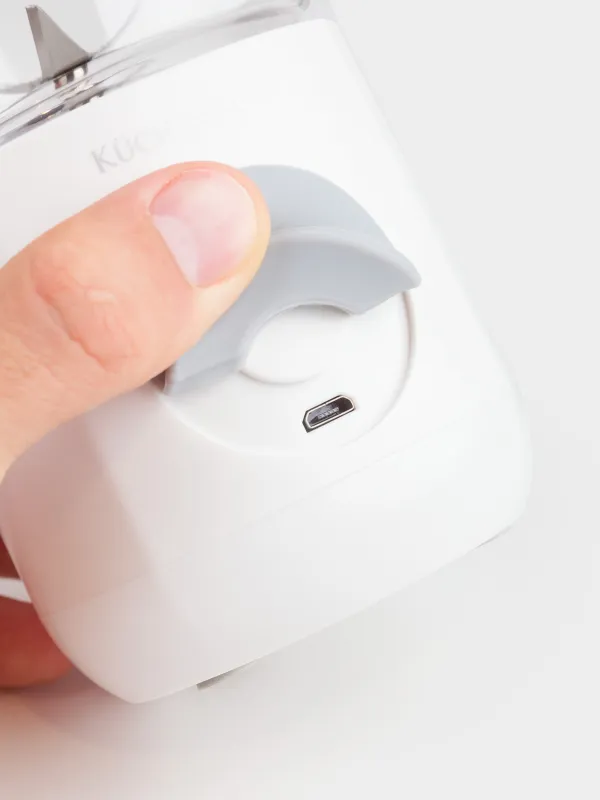 Жеке блендер, 500 мл, 35 Вт, портативті, қайта қуаттандырылады, пластик/болат, ақ, Handy, image-4