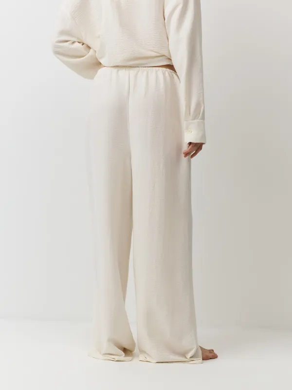 Брюки женские, домашние, молочные, Marlla, image-3